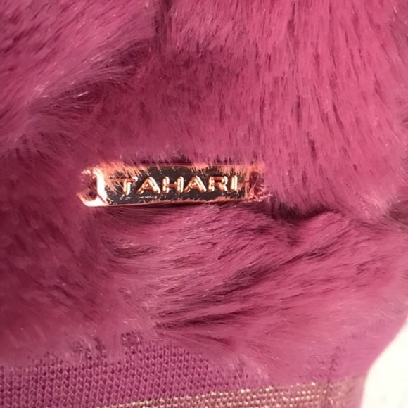 NWT Tahari Girl Burgundy & Gold 2 Piece Set - Picture 8 of 11